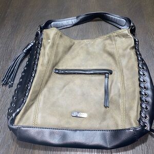 Stylish Black and Tan Women's Bag